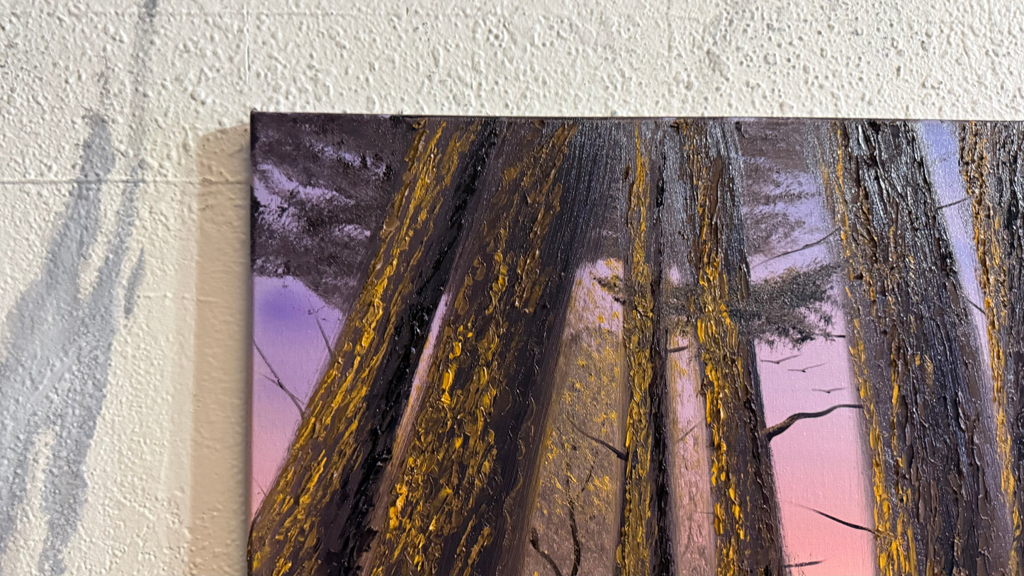 Painting #2302 - 16x20" Canvas - Deep Forest painted 2-23-26