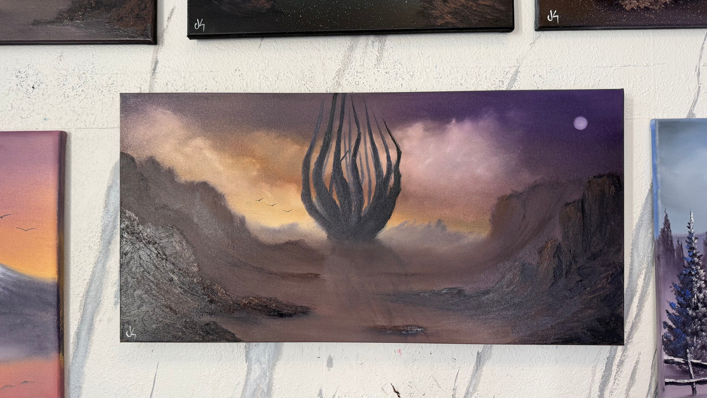 Painting #2221 - 15x30" Pro Series Canvas - The Abyss painted 1-4-26