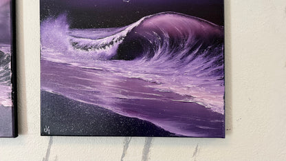 Painting #2378 - Crashing Wave Seascape painted 4-7-26
