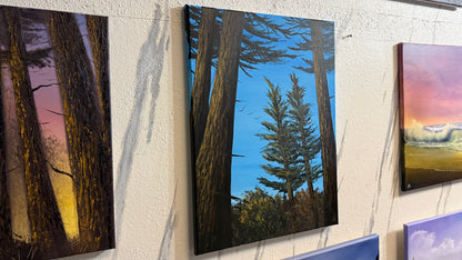 Painting #2307 - 18x24" Canvas - Acrylic Forest painted 2-26-26