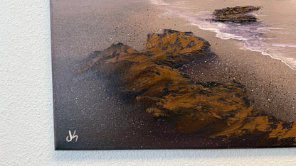Painting #2107 - 20x24" Canvas - Oregon Coast Seascape painted 10-17-25