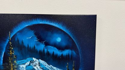 Painting #2517 - 20x24" Canvas - Portal Landscape painted 7-17-26