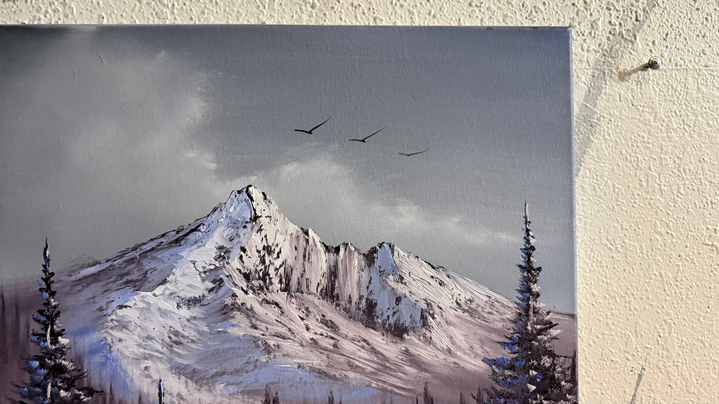 Painting #2407 - 18x24" Canvas - The Road Not Taken Landscape painted 4-23-26