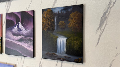 Painting #2340 - 16x20" Canvas - Orchard Falls painted 3-17-26