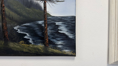 Painting # by Dani from Happily Painted - 16x20" Canvas - Oregon Coast Seascape