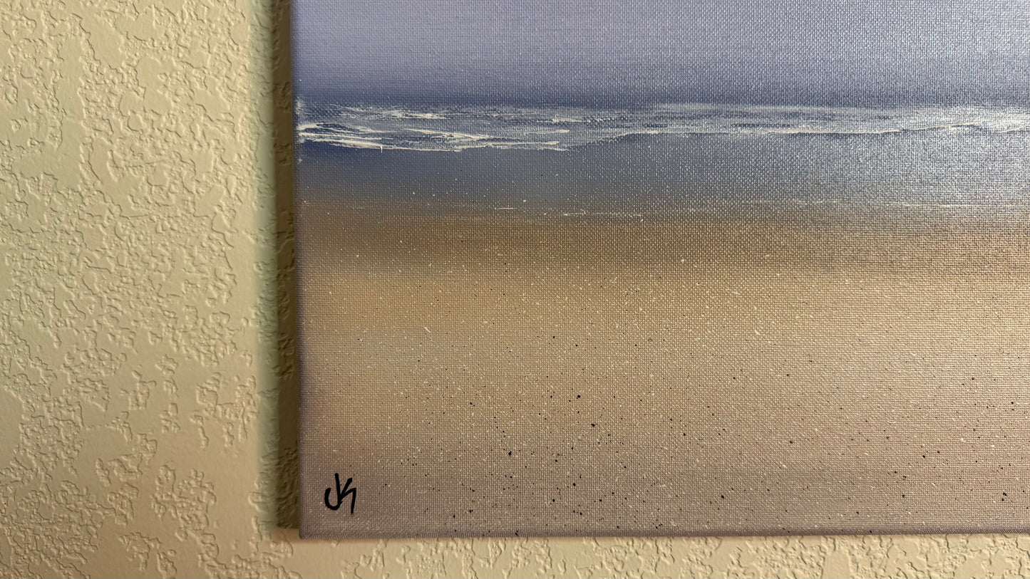 Painting #2508 - 18x24" Canvas - Pacific Northwest Seascape painted 7-9-26