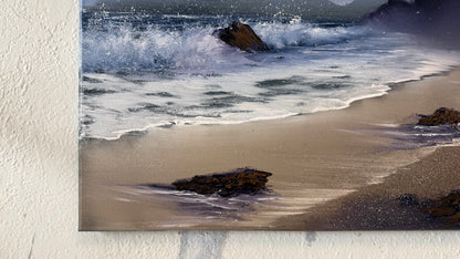 Painting #2150 - 16x20" Canvas - Oregon Coast Seascape Painted 11-17-25