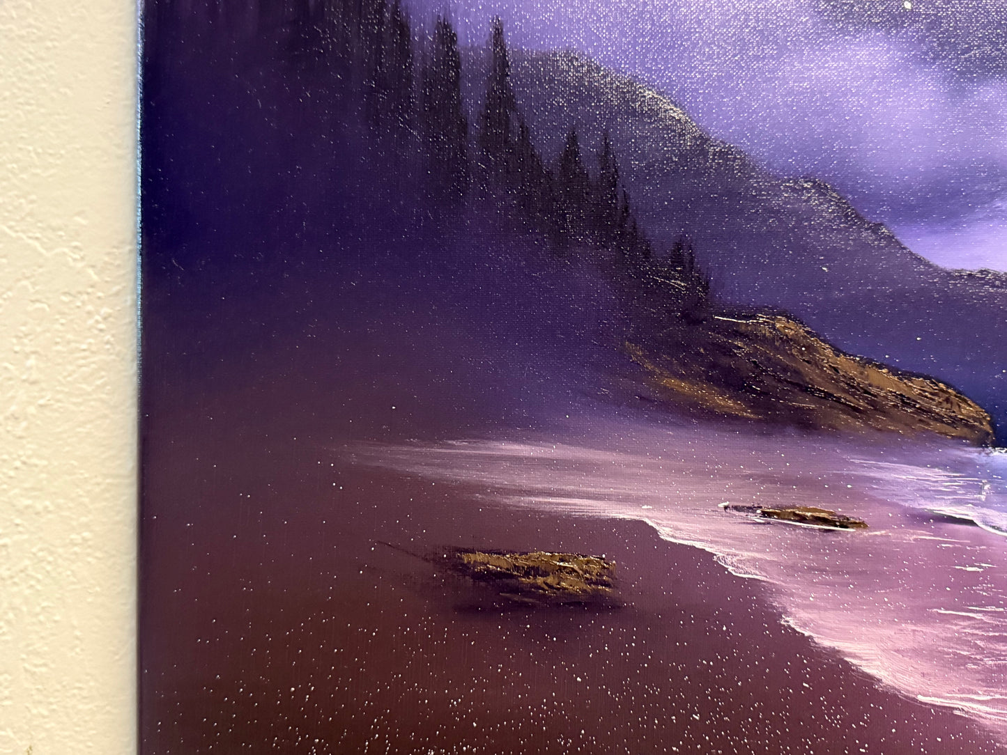 Painting #2113 - 18x24" Canvas - Seascape Painting painted 10-23-25