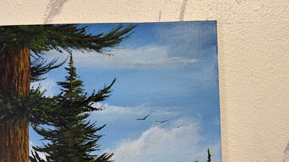 Painting #2382 - Acrylic Landscape painted 4-10-26