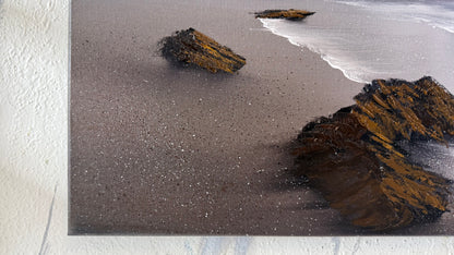 Painting #2118 - 18x24" Canvas - Oregon Coast Sunset painted 10-25-25