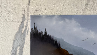 Painting #2461 - 16x20" Canvas - Oregon Coast painted 5-27-26