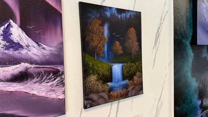 Painting #2347 - 16x20" Canvas - Orchard Falls 3 painted 3-21-26