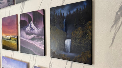 Painting #2332 - 16x20" Canvas - Multnomah Falls painted 3-13-26