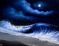 Painting #2398 - 16x20" Canvas - Crashing Wave Seascape painted 4-18-26