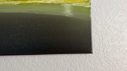 Painting #2507 - 16x20" Canvas - Sunset Seascape painted 7-9-26