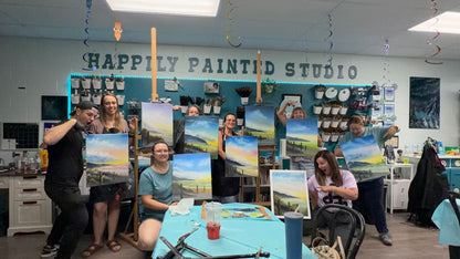 GROUP Painting Class - 6pm - Road to Rainier with PaintWithJosh Friday 7-24-26