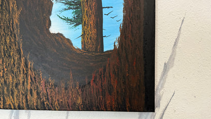Painting #2376 - Nature's Window 2 painted 4-6-26