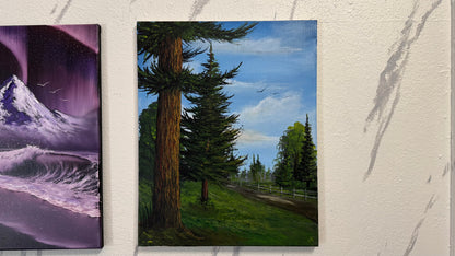 Painting #2382 - Acrylic Landscape painted 4-10-26