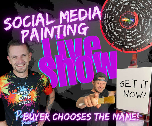 Painting #1651 - 18x24" Standard Black Canvas - American Flag Seascape painted 1-12-25