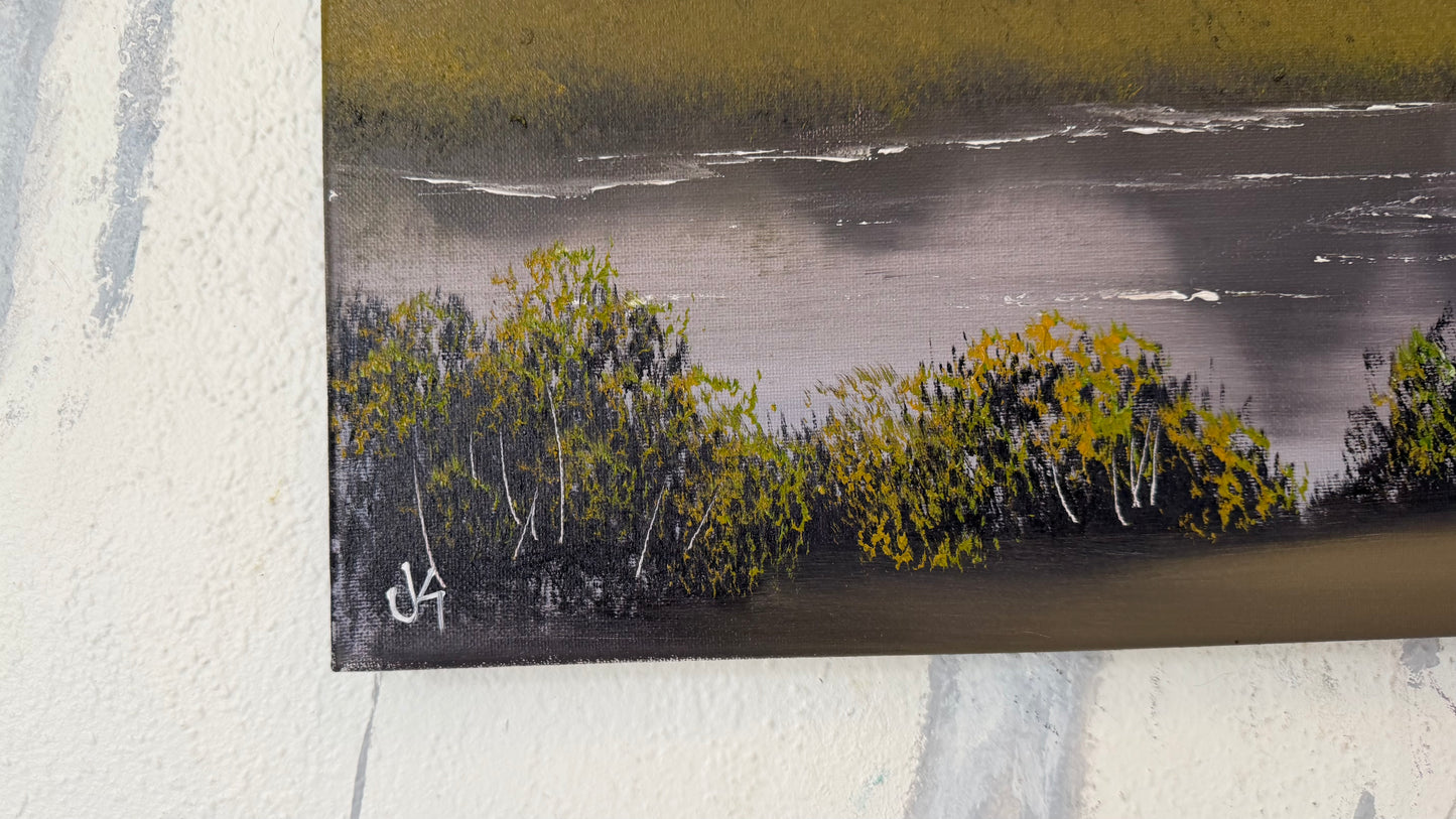 Painting #2474 - 16x20" Canvas - Teton River Path painted 6-2-26