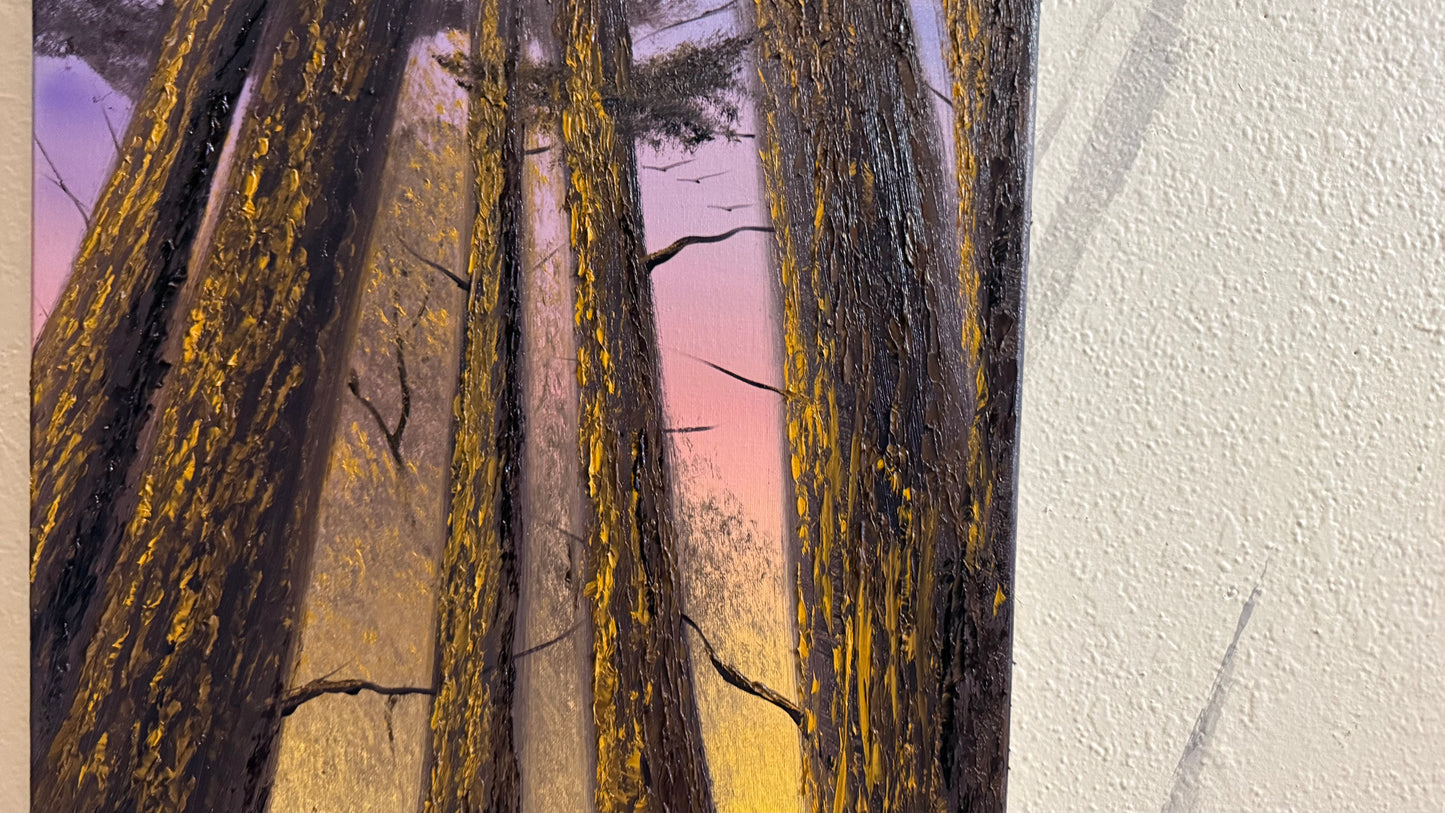 Painting #2302 - 16x20" Canvas - Deep Forest painted 2-23-26