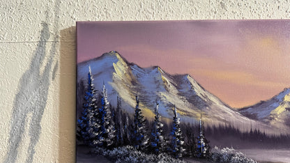 Painting #2261 - 18x24" Canvas - Hidden Mountain Creek Landscape painted 1-29-26