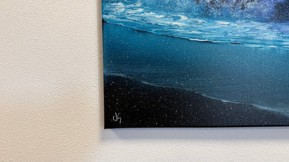 Painting #2525 - 16x20" Canvas - Stairway to Heaven Seascape painted 7-24-26