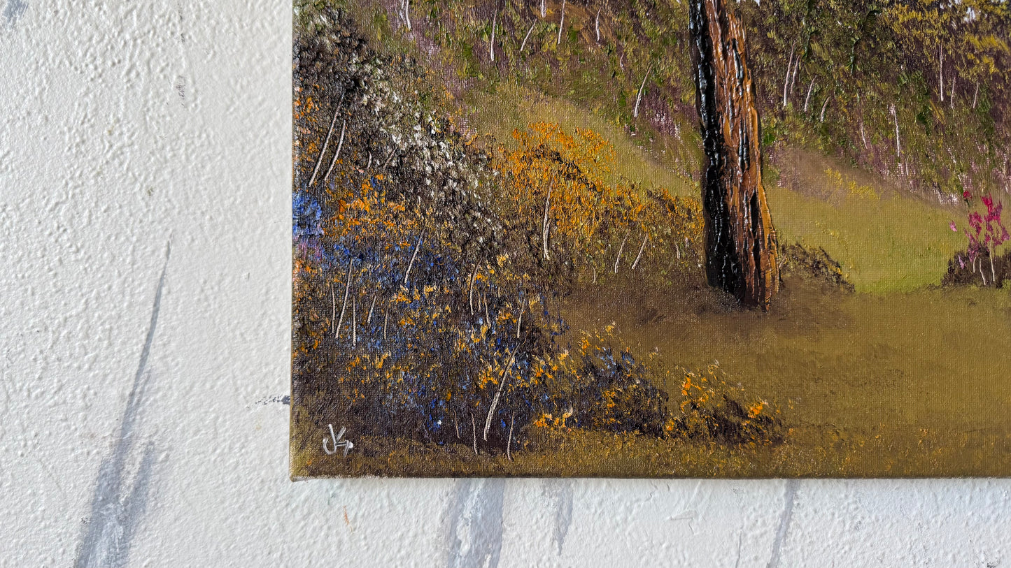 Painting #2447 - 16x20" Canvas - Fence Post painted 5-19-26