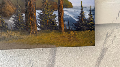 Painting #2410 - 16x20" Canvas - Lighthouse Keeper's Trail painted 4-25-26