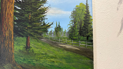 Painting #2382 - Acrylic Landscape painted 4-10-26
