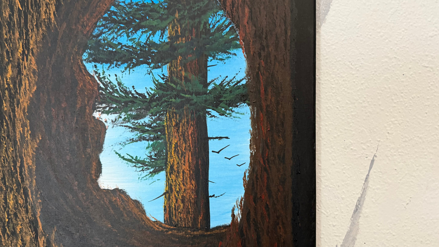 Painting #2376 - Nature's Window 2 painted 4-6-26