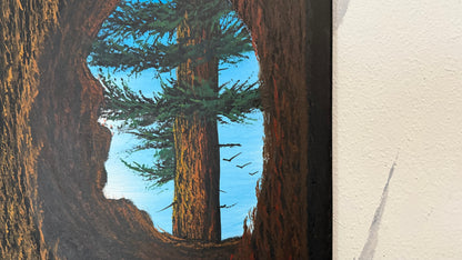 Painting #2376 - Nature's Window 2 painted 4-6-26