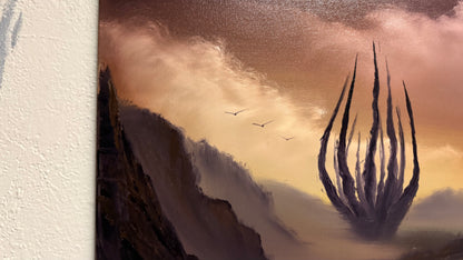 Painting #2222 - 16x20" Canvas - The Abyss painted 1-4-26