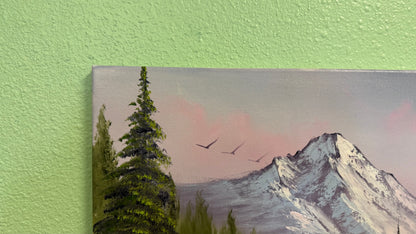 Painting #2079 - 16x20" Canvas - Mountain Landscape painted 9-29-25