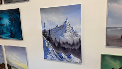 Painting #2574 - 18x24" Canvas - Mountain Landscape painted 8-30-26