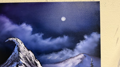 Painting #2188 - 24x30" Canvas - Mount Crumpit painted 12-14-25