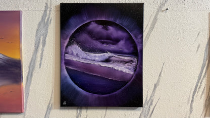 Painting #2254 - 16x20" Canvas - Portal Seascape painted 1-24-26