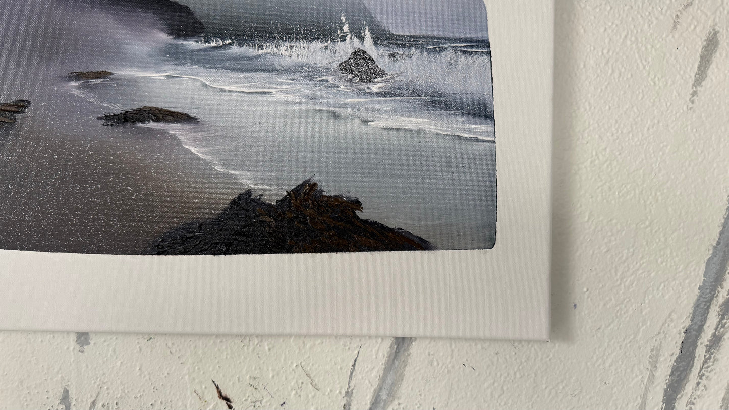 Painting #2098 - 16x20" Canvas - Oregon Coast Inside Oregon painted 10-12-25