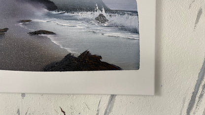 Painting #2098 - 16x20" Canvas - Oregon Coast Inside Oregon painted 10-12-25