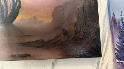 Painting #2221 - 15x30" Pro Series Canvas - The Abyss painted 1-4-26