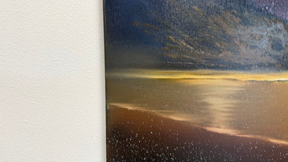 Painting #2520 - 16x20" Canvas - Washington Coast Seascape painted 7-19-26