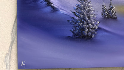 Painting #2188 - 24x30" Canvas - Mount Crumpit painted 12-14-25