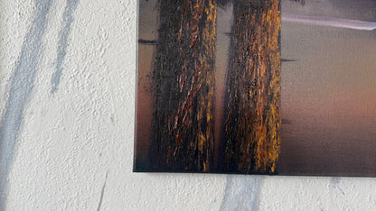 Painting #2400 - 16x20" Canvas - Oregon Coast Seascape painted 4-19-26