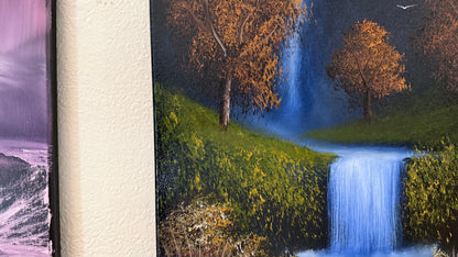 Painting #2347 - 16x20" Canvas - Orchard Falls 3 painted 3-21-26