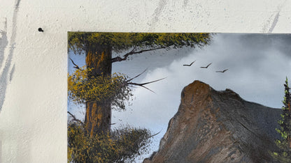 Painting #2058 - 20x24" Canvas - Summer Mountain Landscape painted 9-15-25