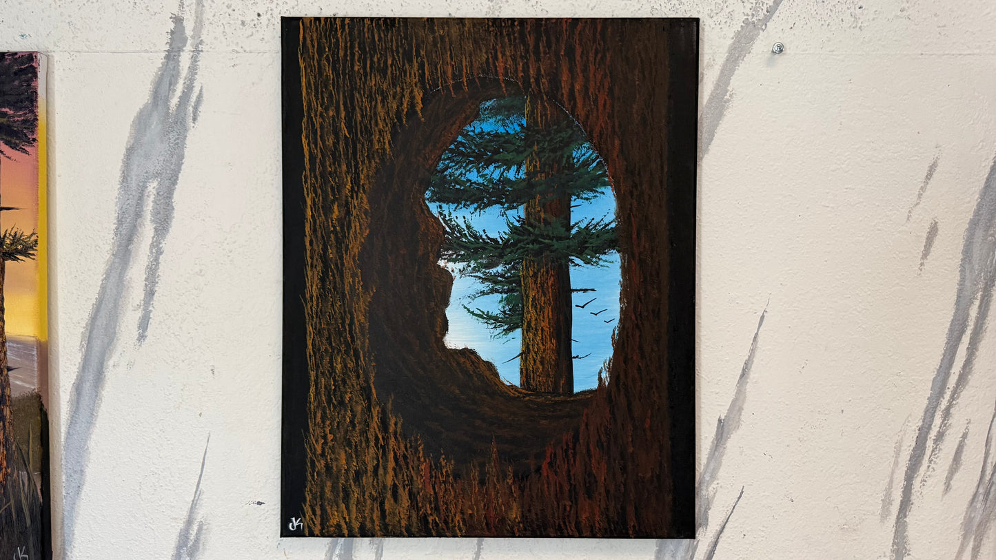 Painting #2376 - Nature's Window 2 painted 4-6-26