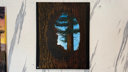 Painting #2376 - Nature's Window 2 painted 4-6-26