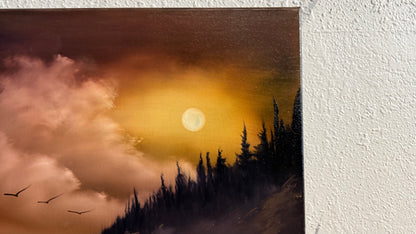 Painting #2227 - 16x20" Canvas - Golden Shores painted 1-8-26