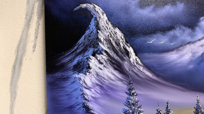 Painting #2188 - 24x30" Canvas - Mount Crumpit painted 12-14-25