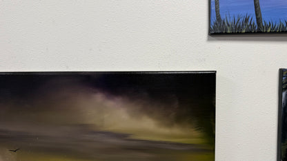 Painting #2655 - 20x24" Canvas - Crashing Wave Seascape painted 10-18-26
